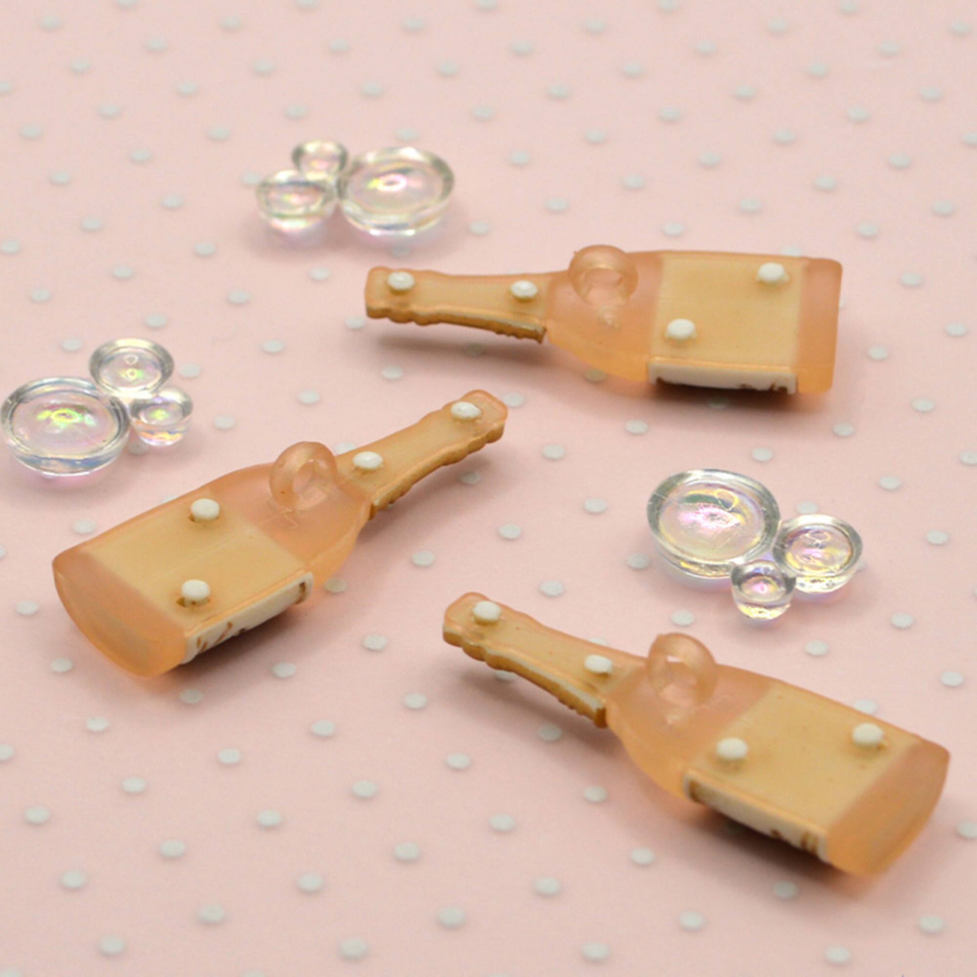 Dress It Up Congratulations Champagne Bubbles Beverage Themed Buttons